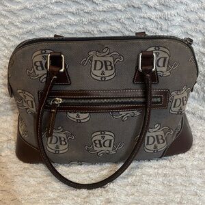 Dooney & Bourke Black and Brown Satchel